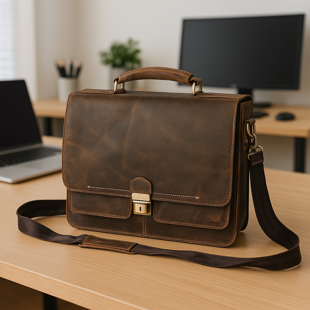 Full Grain Leather Laptop Bags
