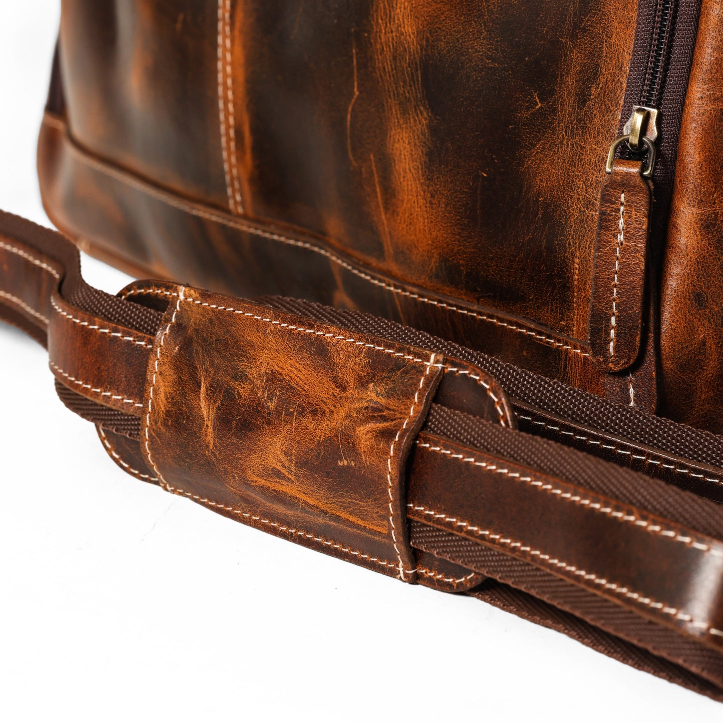 Mens Messenger Bag 16 Inch Waterproof Vintage Leather Laptop Briefcase