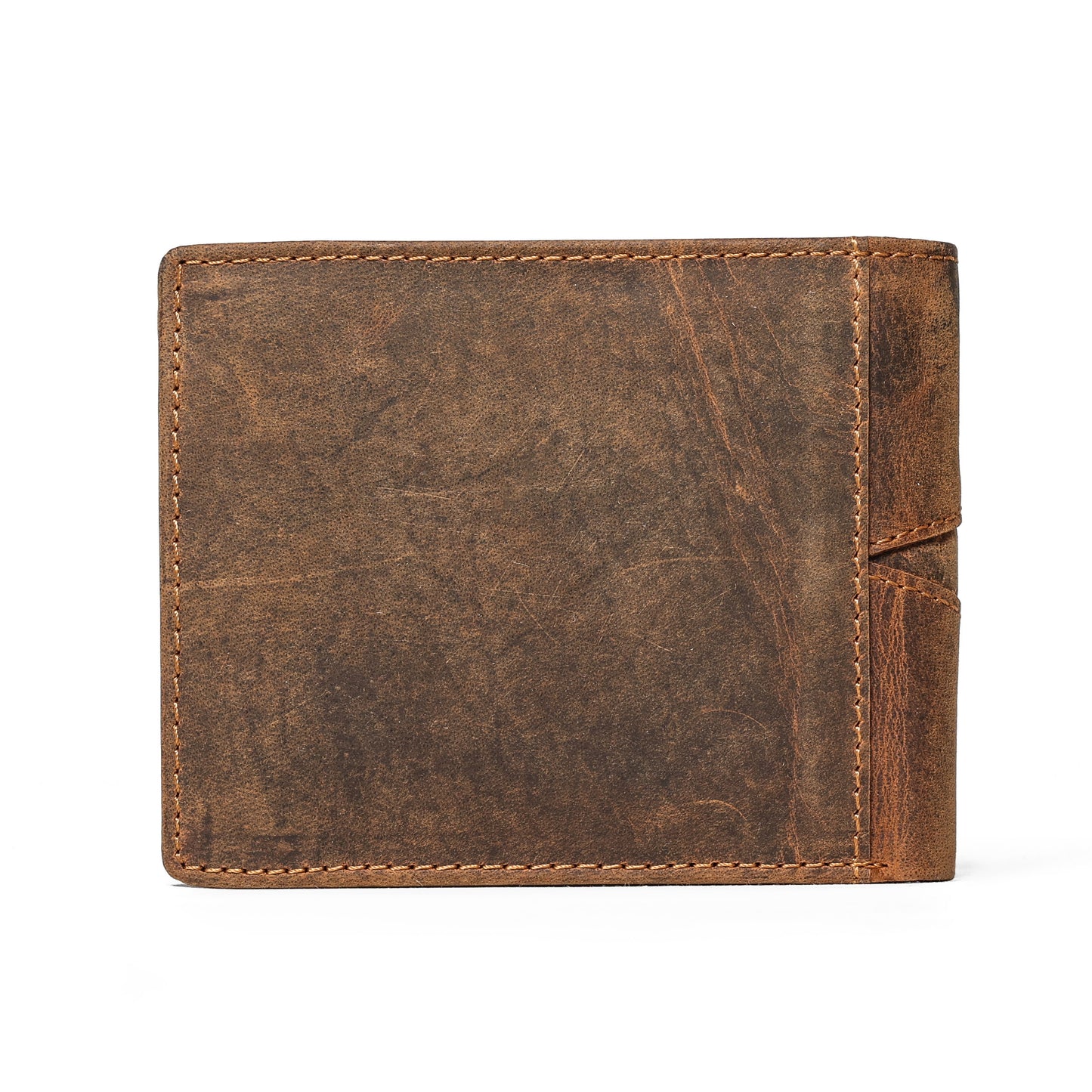 Premium Patterned Brown Wallet | Handmade by Bee Bonafide| RFID Blocking |