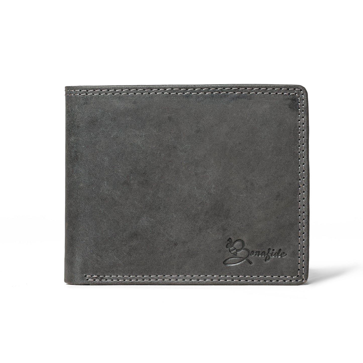 Classic Black Leather Wallet | Bee Bonafide