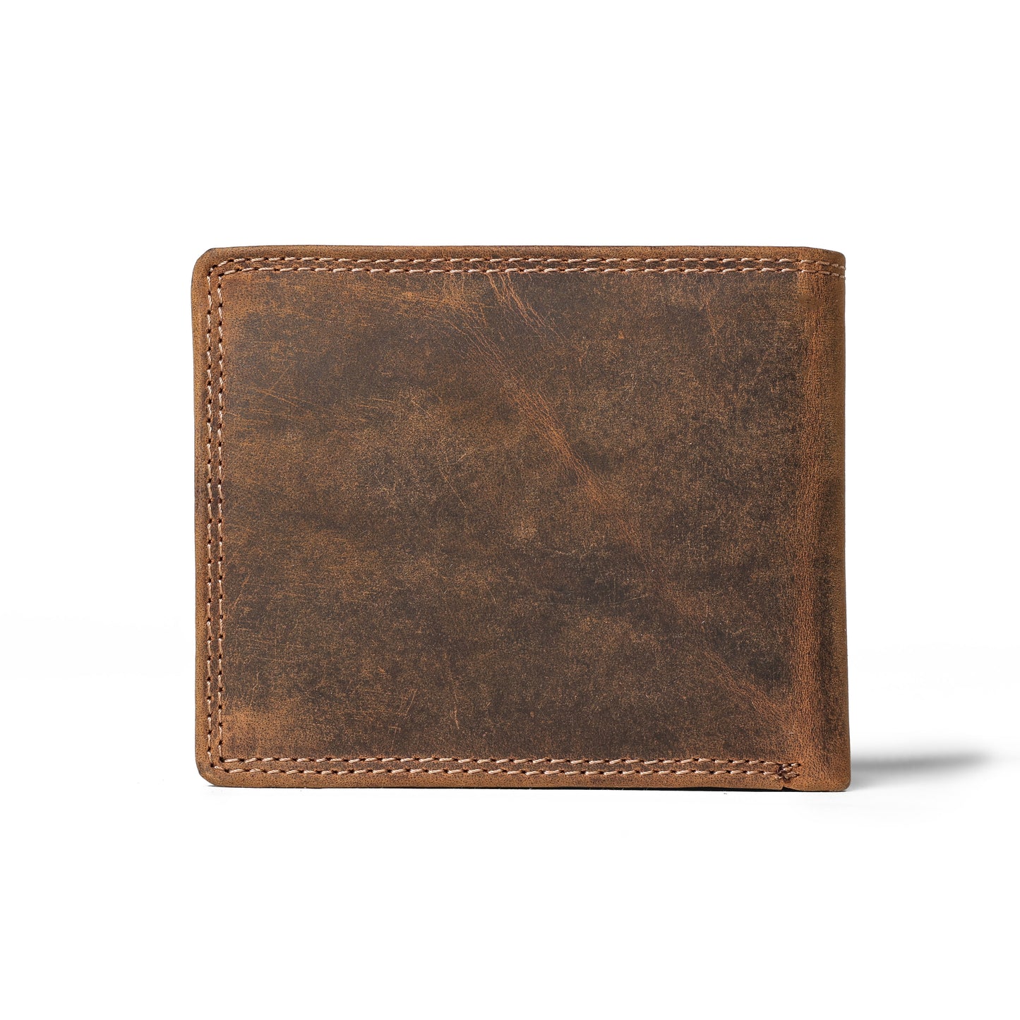 Premium Brown Leather Wallet | Bee Bonafide| RFID Blocking |