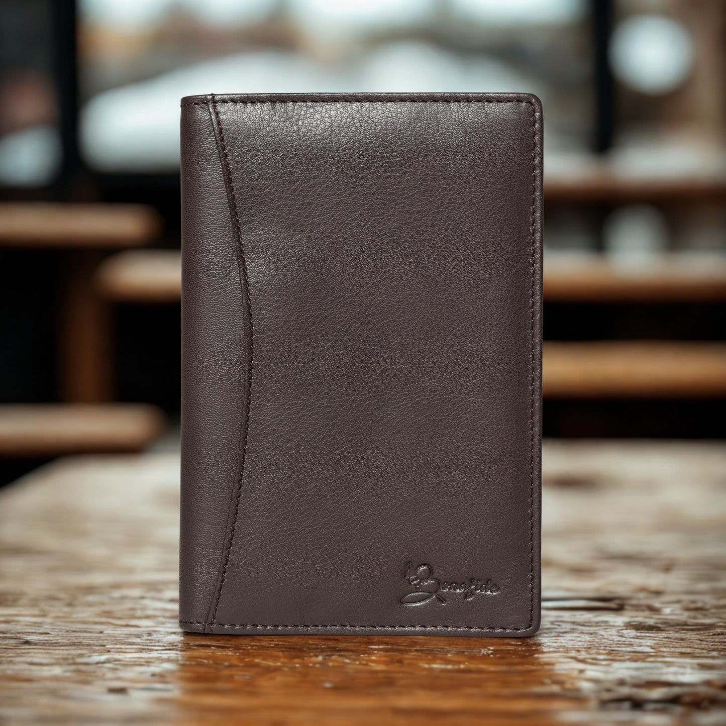Bee Bonafide Premium Leather Passport Holder Covers (Brown)