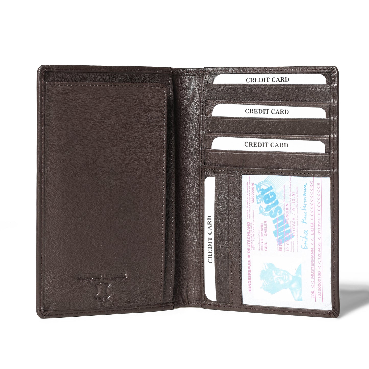 Bee Bonafide Premium Leather Passport Holder Covers (Brown)