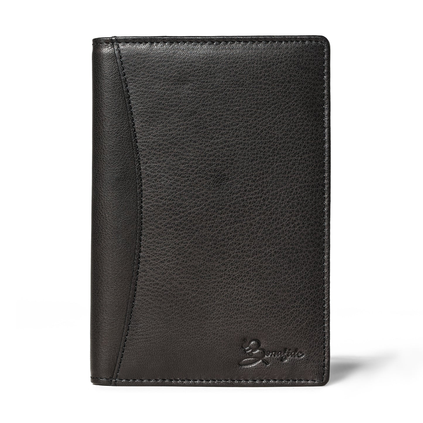 Bee Bonafide Premium Leather Passport Holder Covers (Black)
